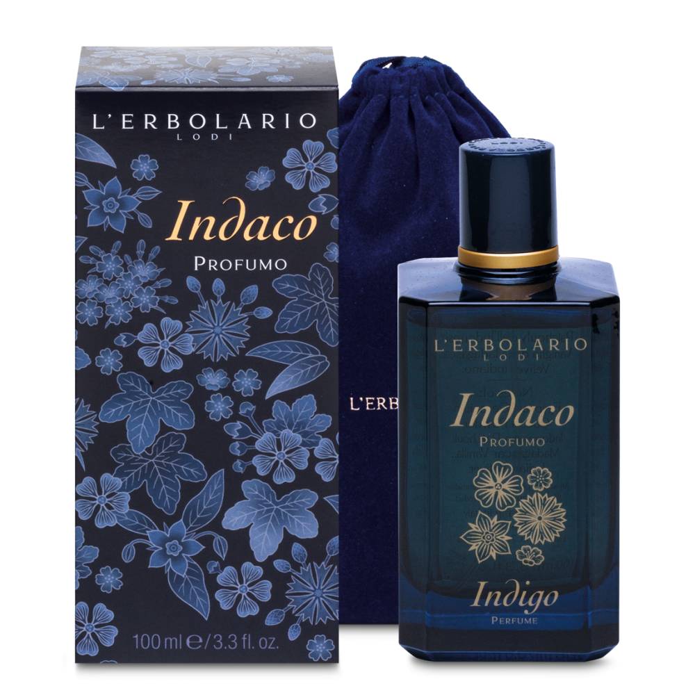 L'ERBOLARIO INDACO PROFUMO EDIZIONE LIMITATA SACCHETTO VELLUTO 100 ML